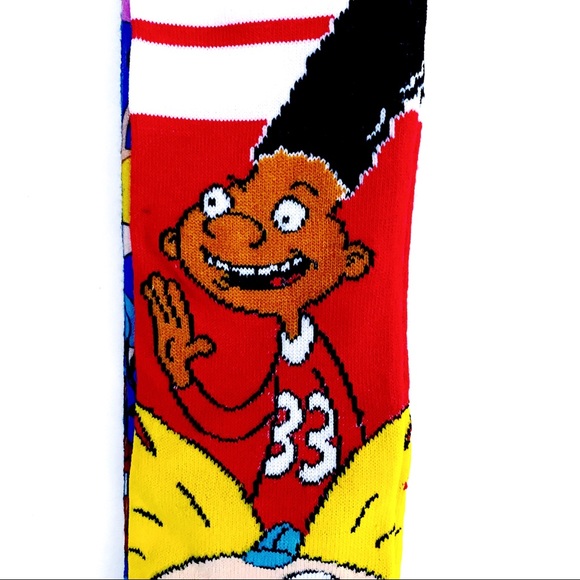 🆕 Nickelodeon 90s Cartoons Nicktoons Crew Socks - Picture 8 of 10